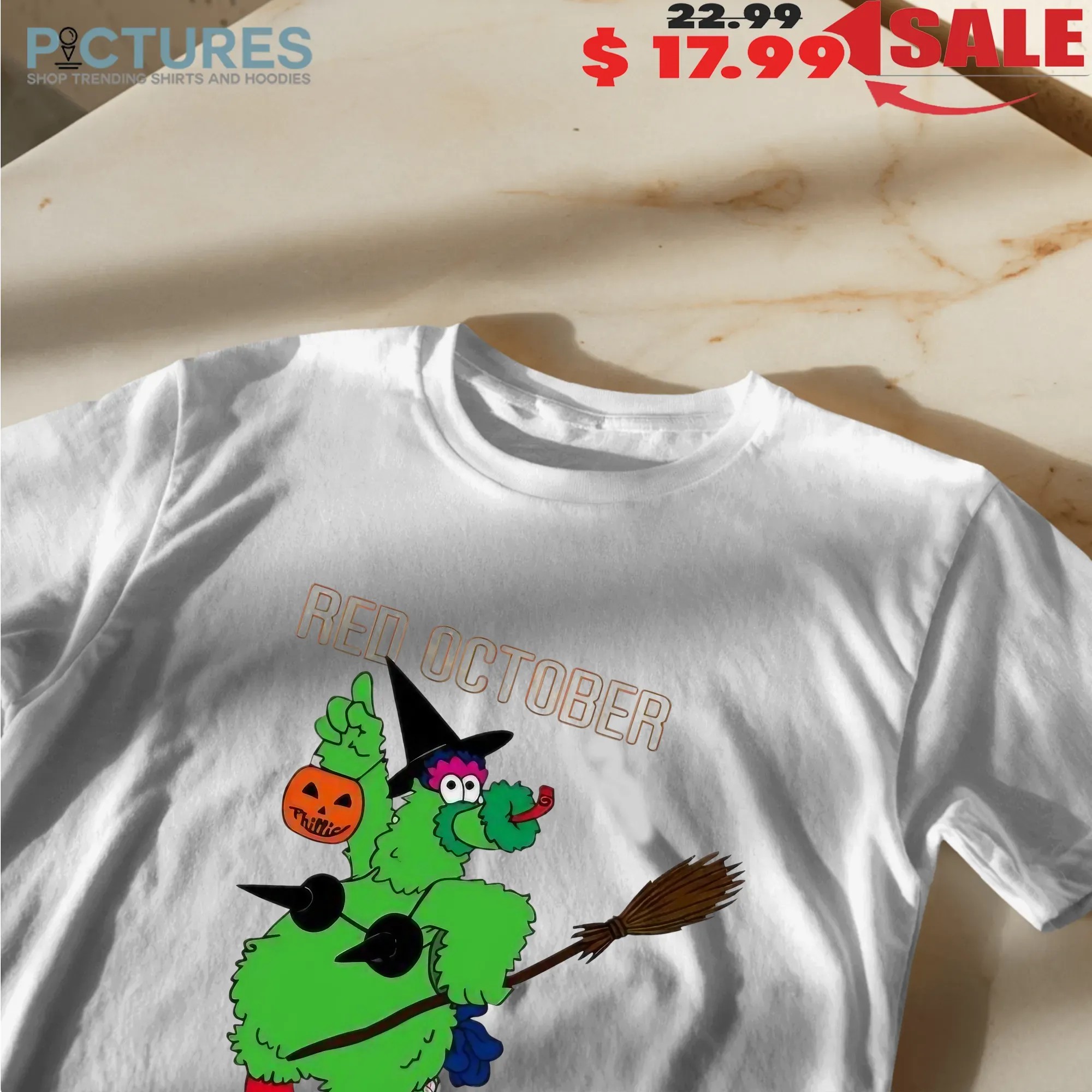 Red October Slut For October Philadelphia Phillies Phillie Phanatic Mascot Halloween T Shirt Red October Slut For October Philadelphia Phillies Phillie Phanatic Mascot Halloween T Shirt