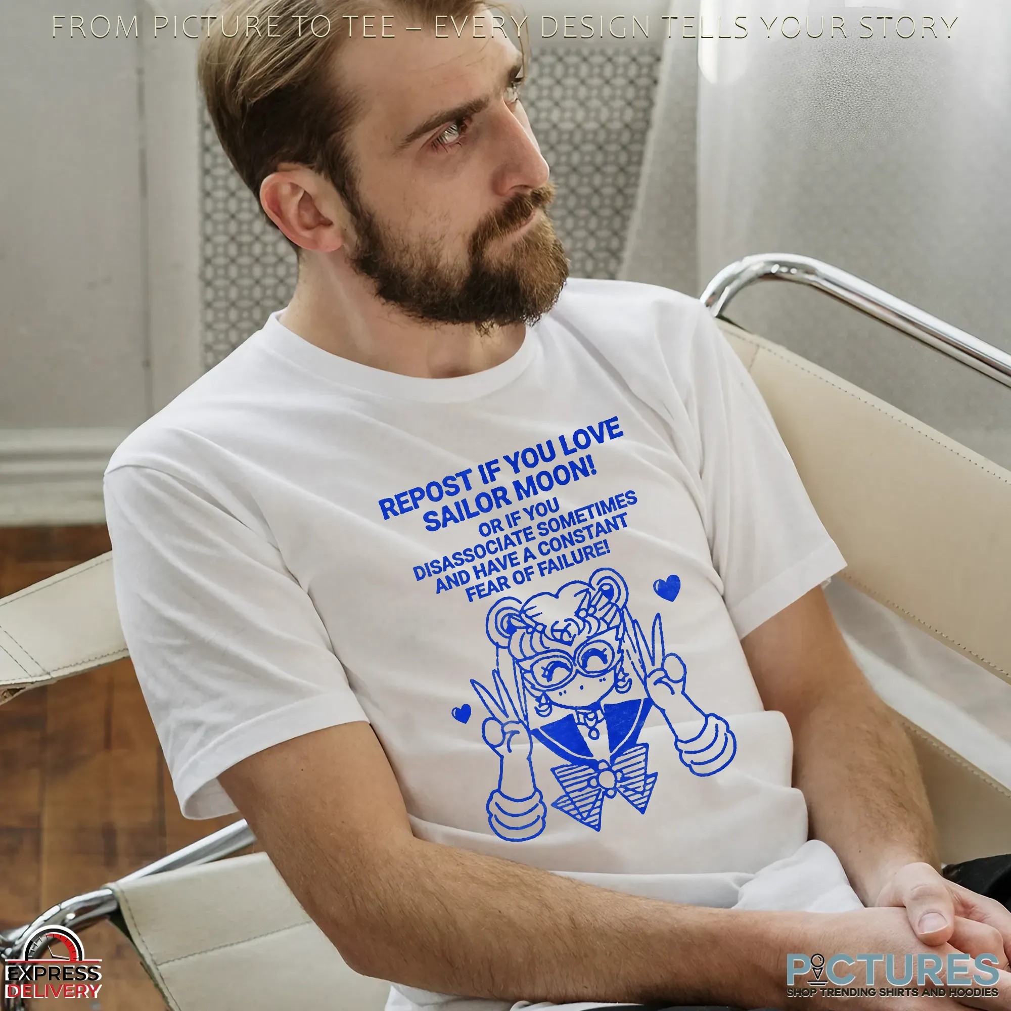 Repost If You Love Sailor Moon Or If You Disassociate Sometimes And Have A Constant Fear Of Failure T Shirt