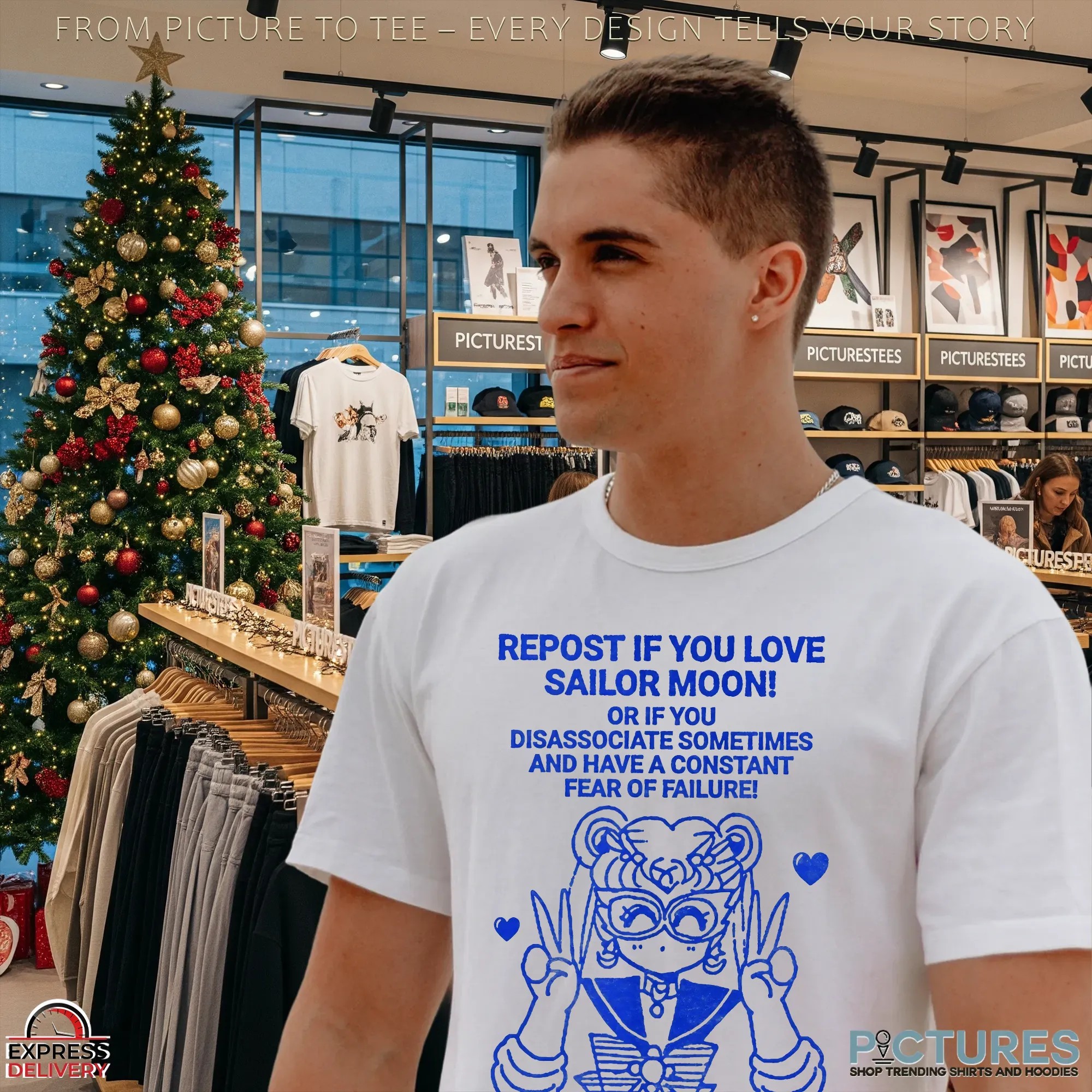 Repost If You Love Sailor Moon Or If You Disassociate Sometimes And Have A Constant Fear Of Failure T Shirt