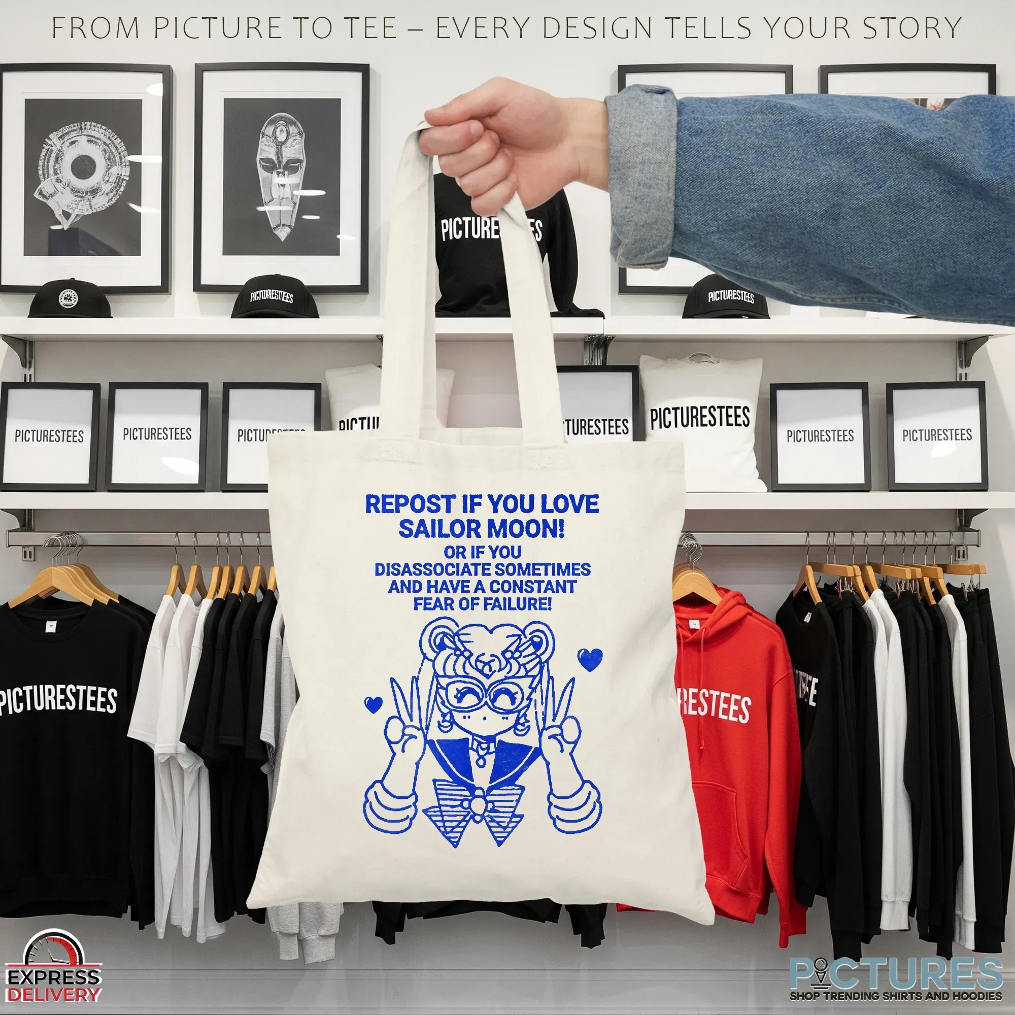 Repost If You Love Sailor Moon Or If You Disassociate Sometimes And Have A Constant Fear Of Failure T Shirt