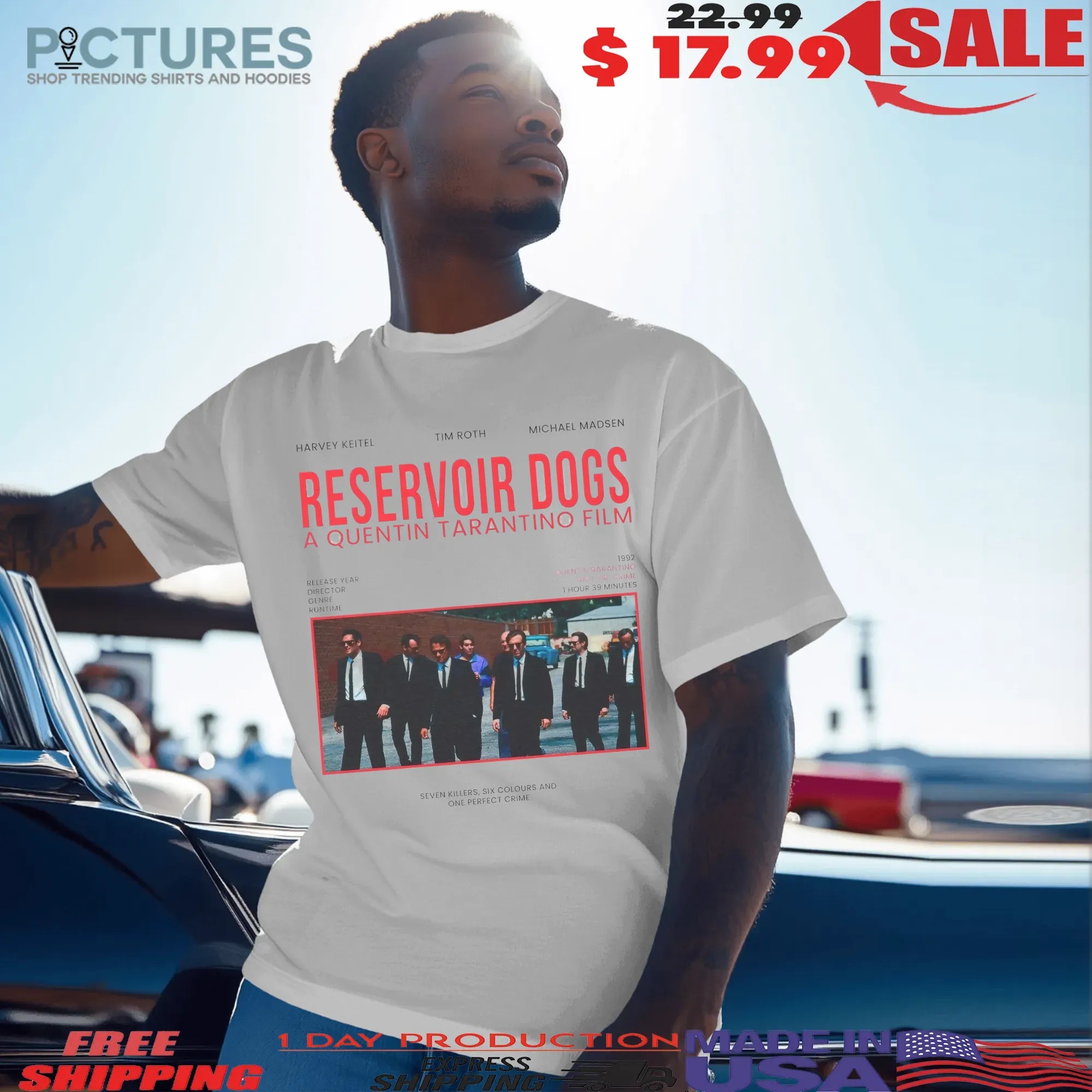 Reservoir Dogs A Quentin Tarantino Film Poster Style T Shirt