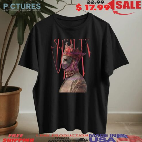 Royalty Masked Monarch Crown Dark Art T Shirt