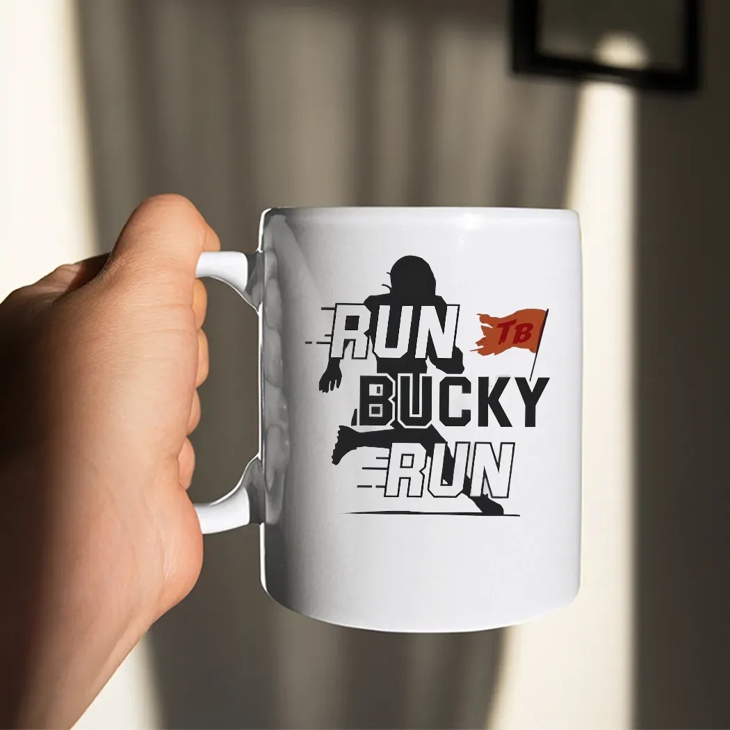 Run Bucky Run Bucky Irving Tampa Bay Buccaneers Football T Shirt