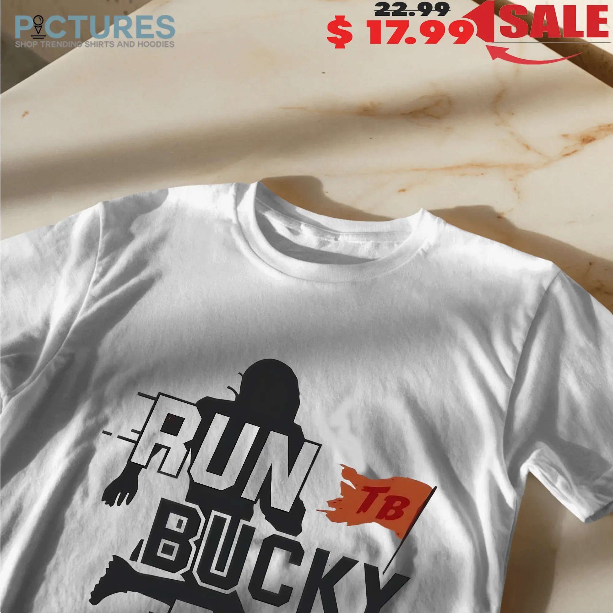 Run Bucky Run Bucky Irving Tampa Bay Buccaneers Football T Shirt