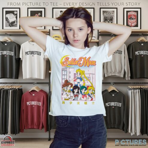 Sailor Moon Pretty Guardian Cherry Blossom T Shirt