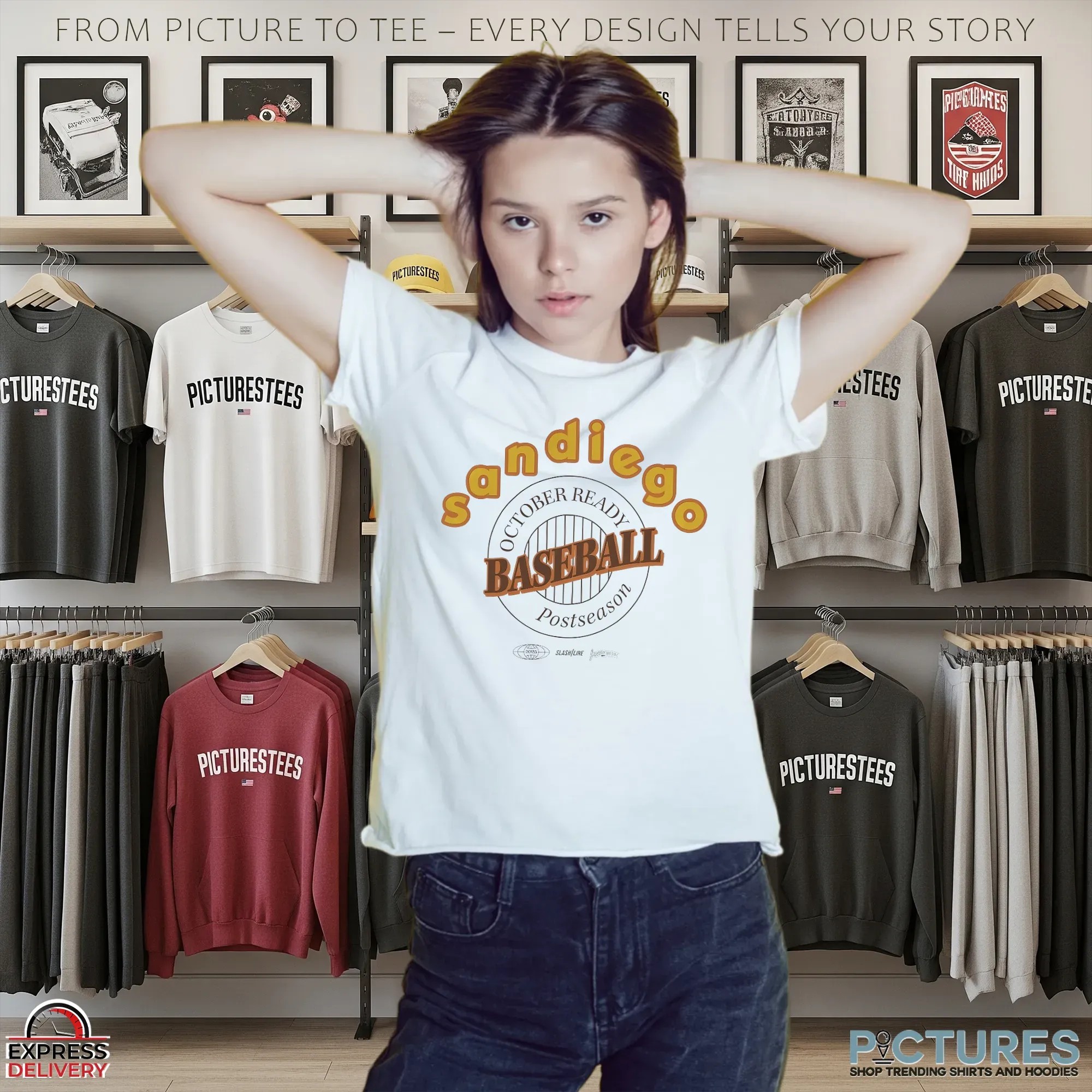 San Diego Padres October Ready Postseason 2025 T Shirt