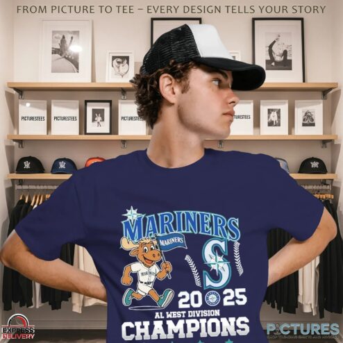 Seattle Mariners AL West Division Champions 2025 1995 1997 2001 T Shirt
