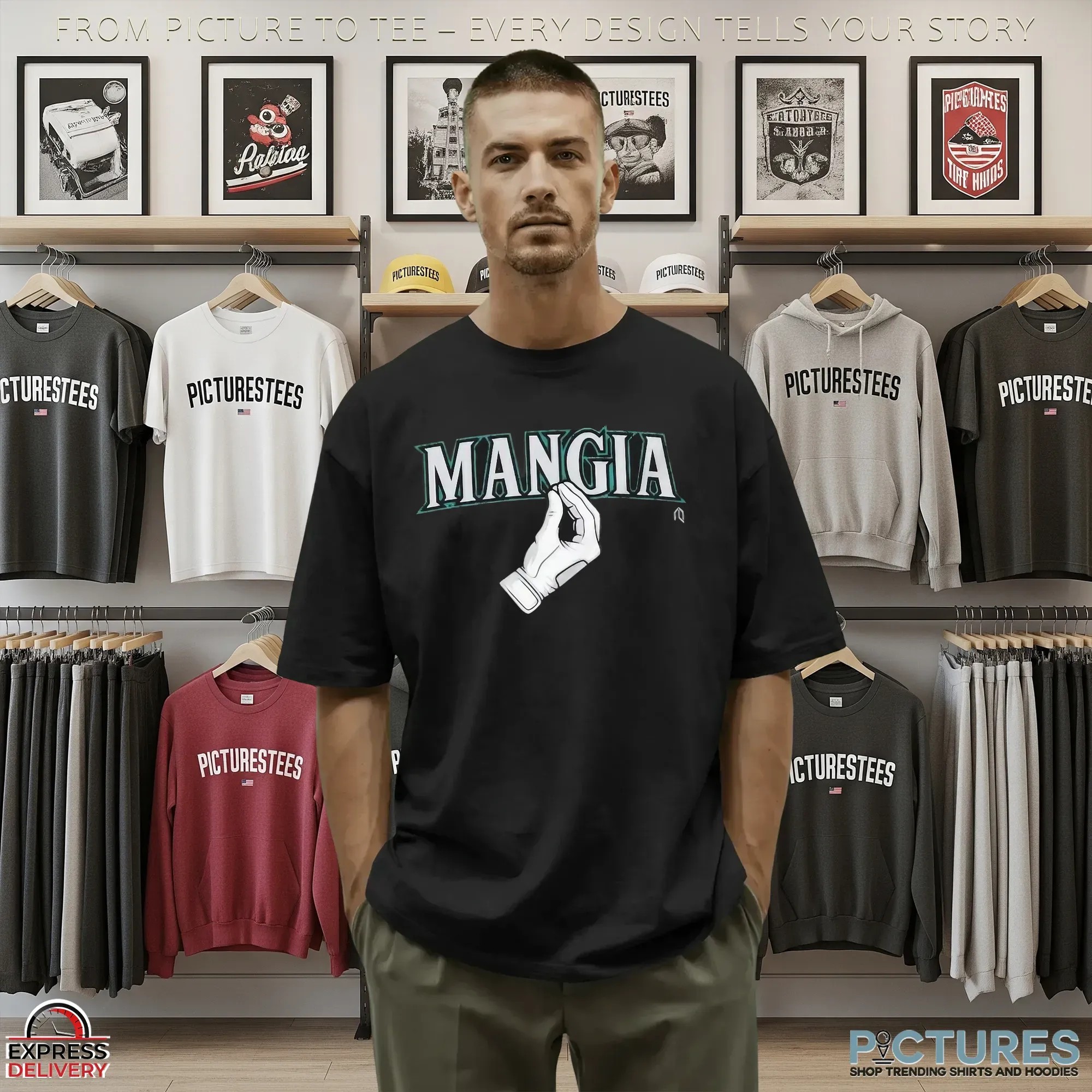 Seattle Mariners Mangia Hand T Shirt