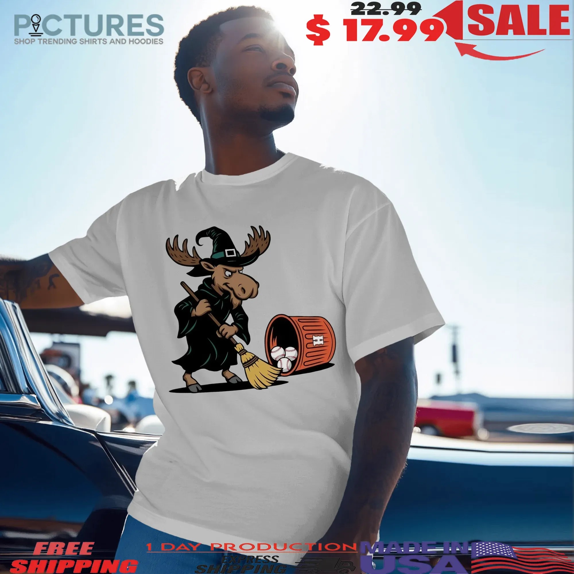 Seattle Mariners Moose Witch T Shirt