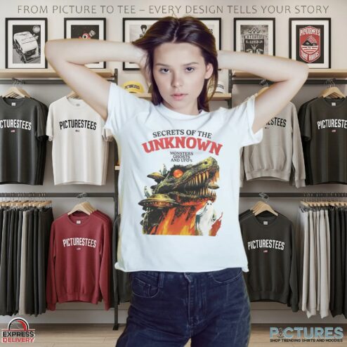 Secret Of The Unknown Monster Ghost And UFO's T Shirt