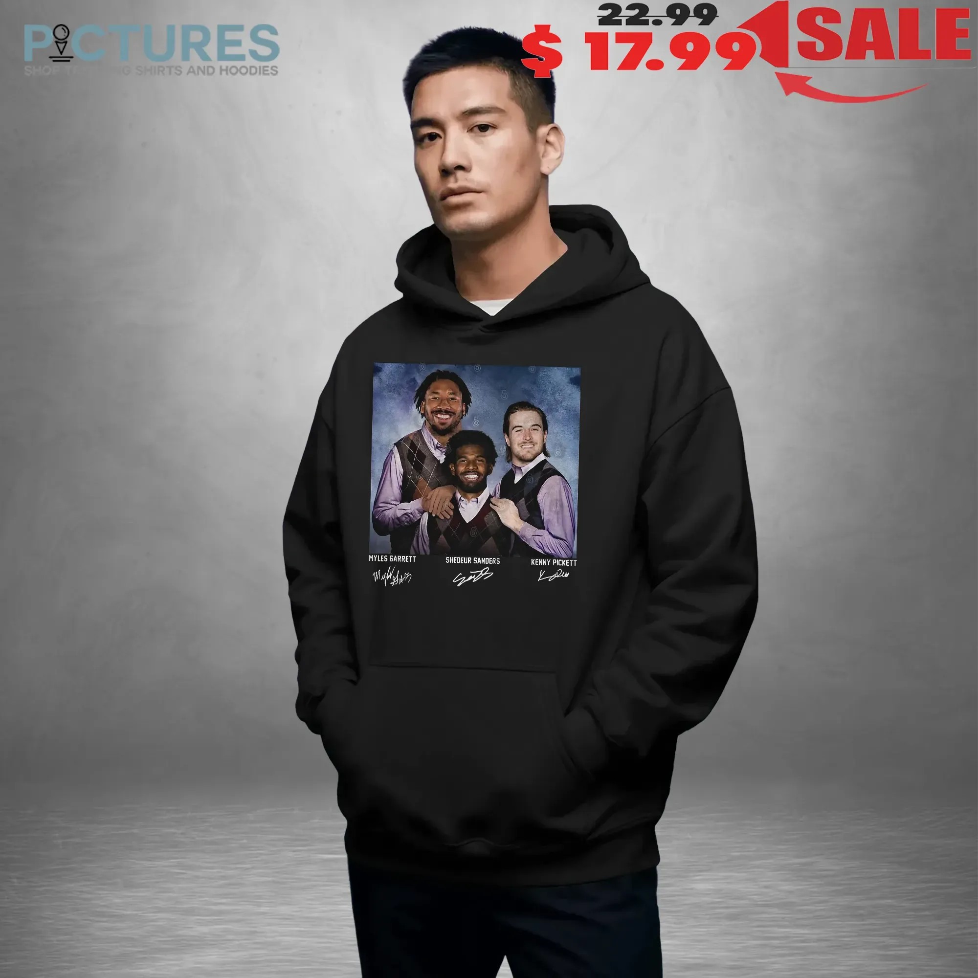 Shedeur Sanders Kenny Pickett Myles Garrett Cleveland Step Brothers Vintage Meme T Shirt