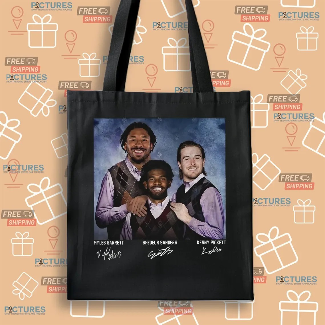 Shedeur Sanders Kenny Pickett Myles Garrett Cleveland Step Brothers Vintage Meme T Shirt
