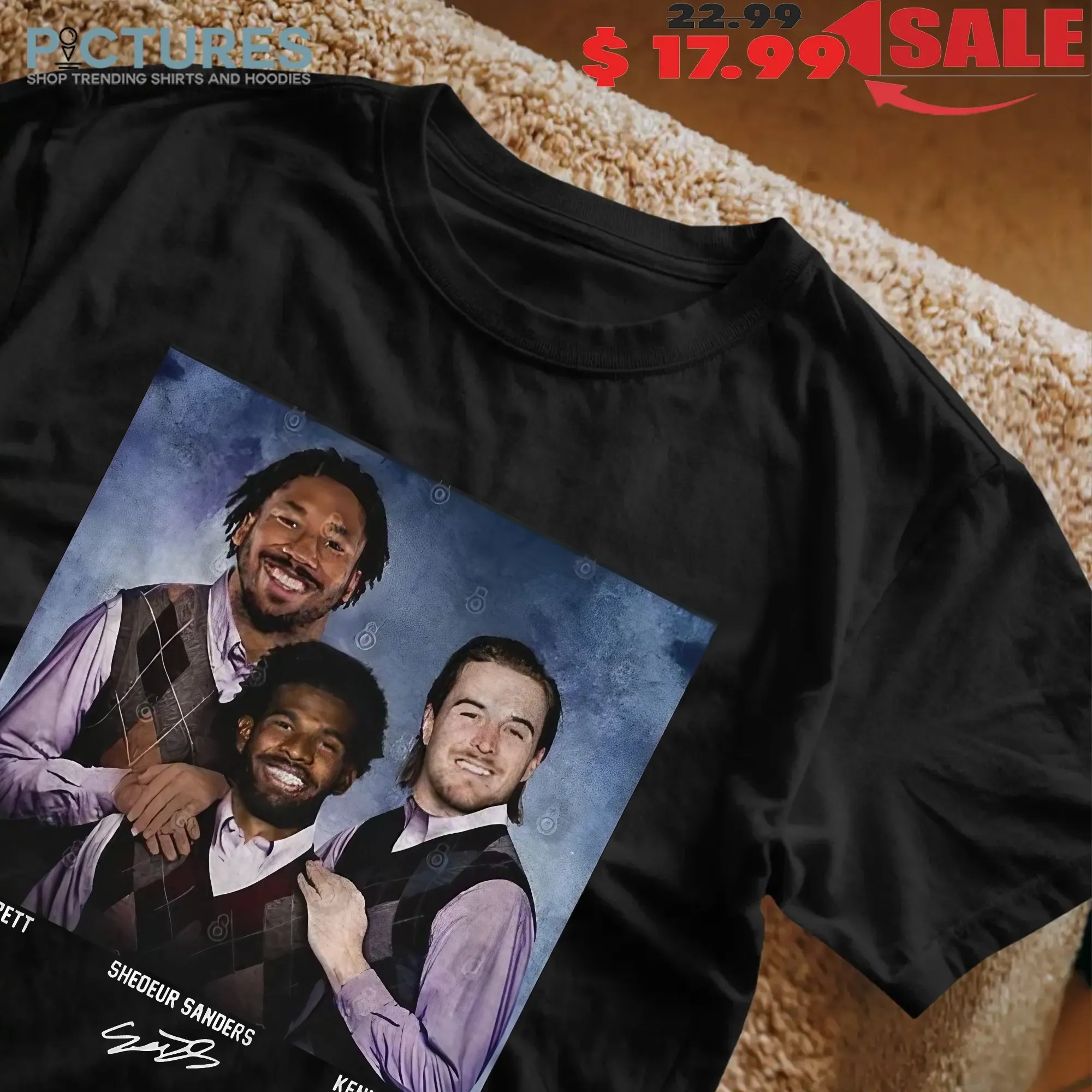 Shedeur Sanders Kenny Pickett Myles Garrett Cleveland Step Brothers Vintage Meme T Shirt