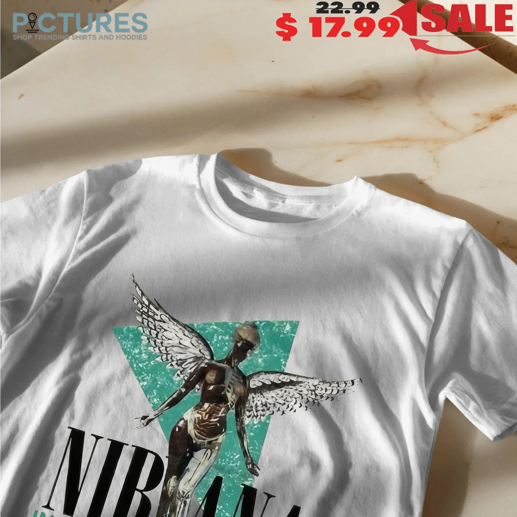 Shota Imanaga Wearing Nirvana 1993 In Utero Tour Double Sided T Shirt