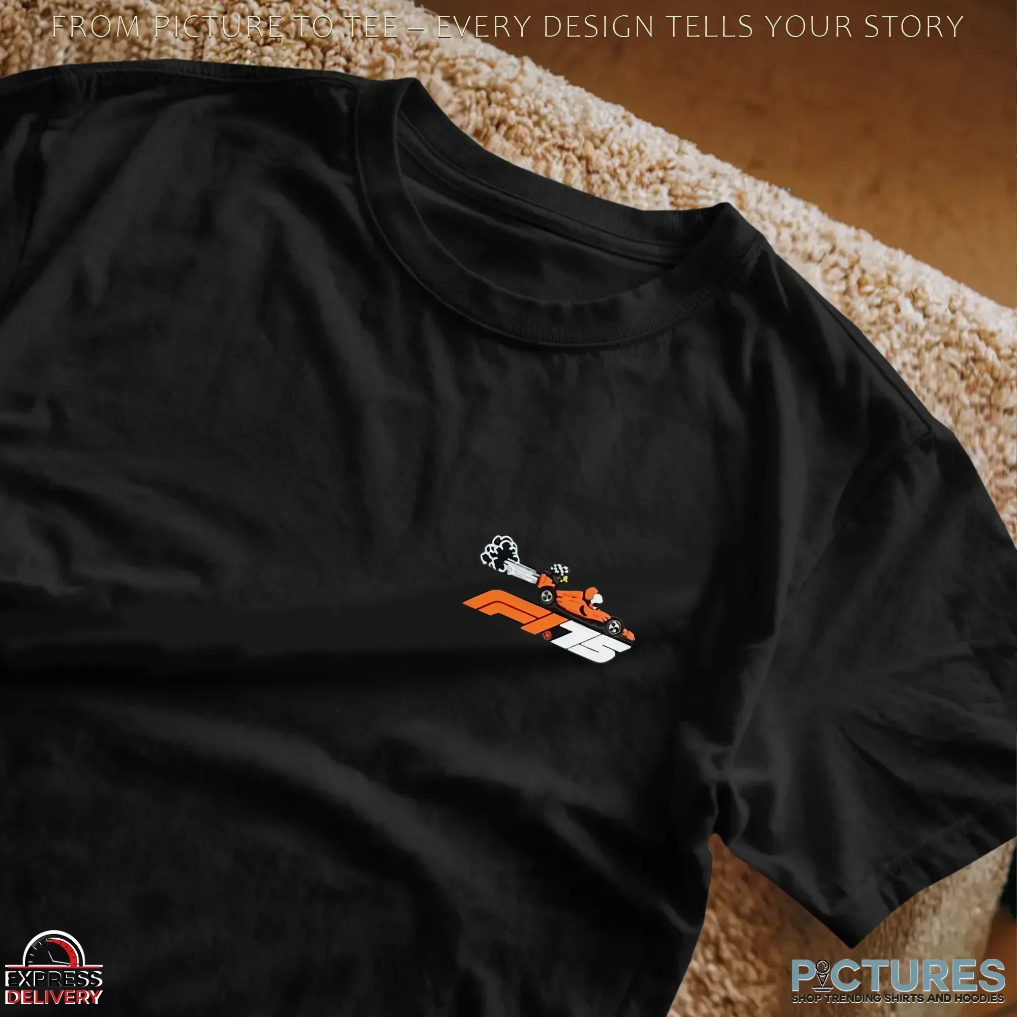Snoopy Peanuts Joe Cool F1 Racing Seventy Five Years T Shirt