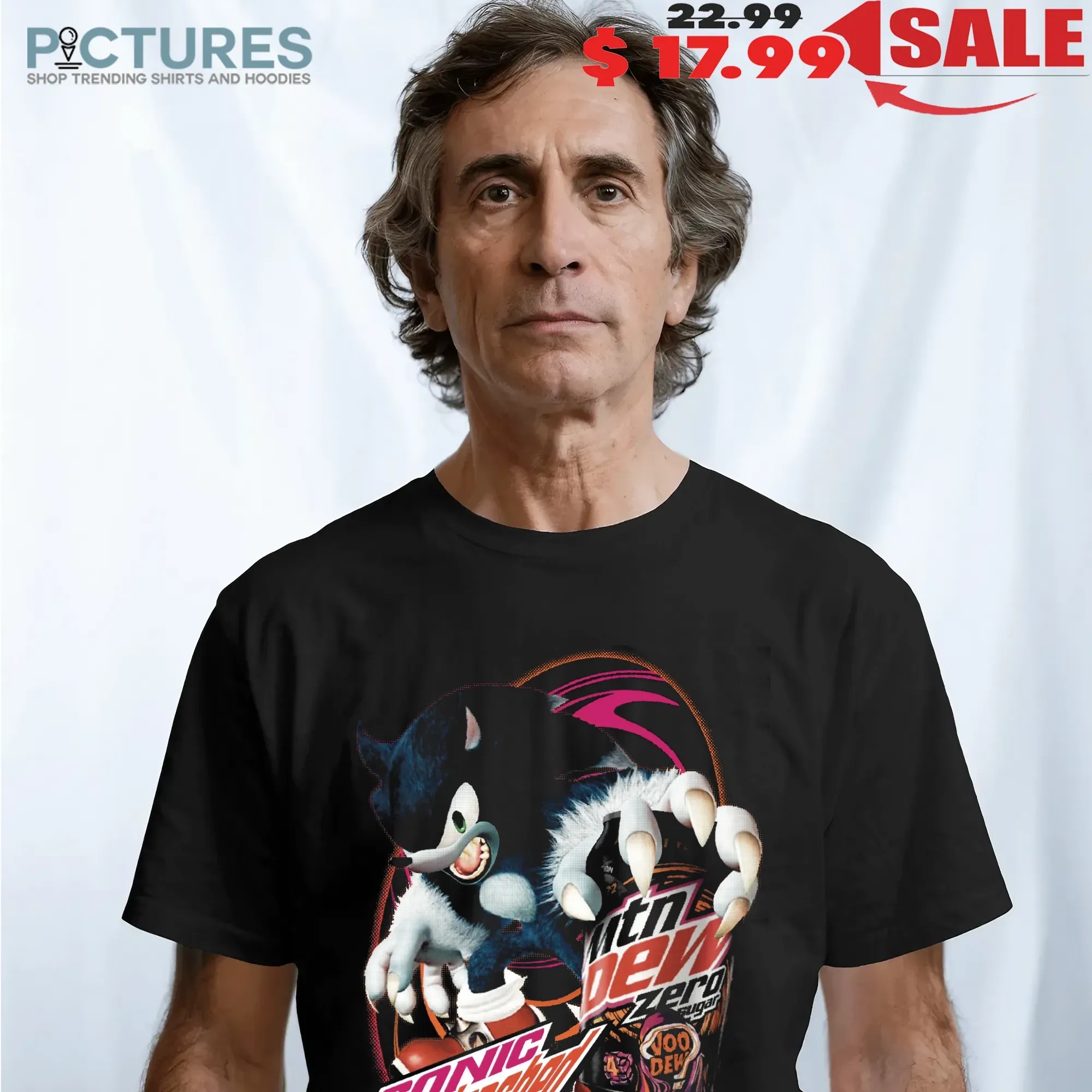 Sonic Unleashed Werehog Mountain Dew VooDew Zero Sugar Mashup T Shirt