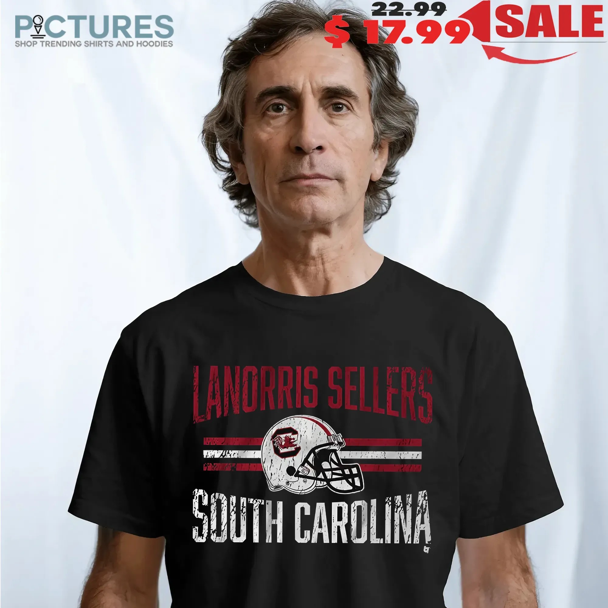 South Carolina Football LaNorris Sellers Helmet Hero Vintage T Shirt