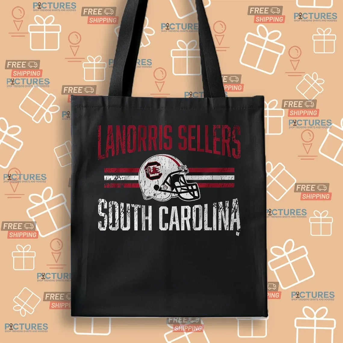 South Carolina Football LaNorris Sellers Helmet Hero Vintage T Shirt