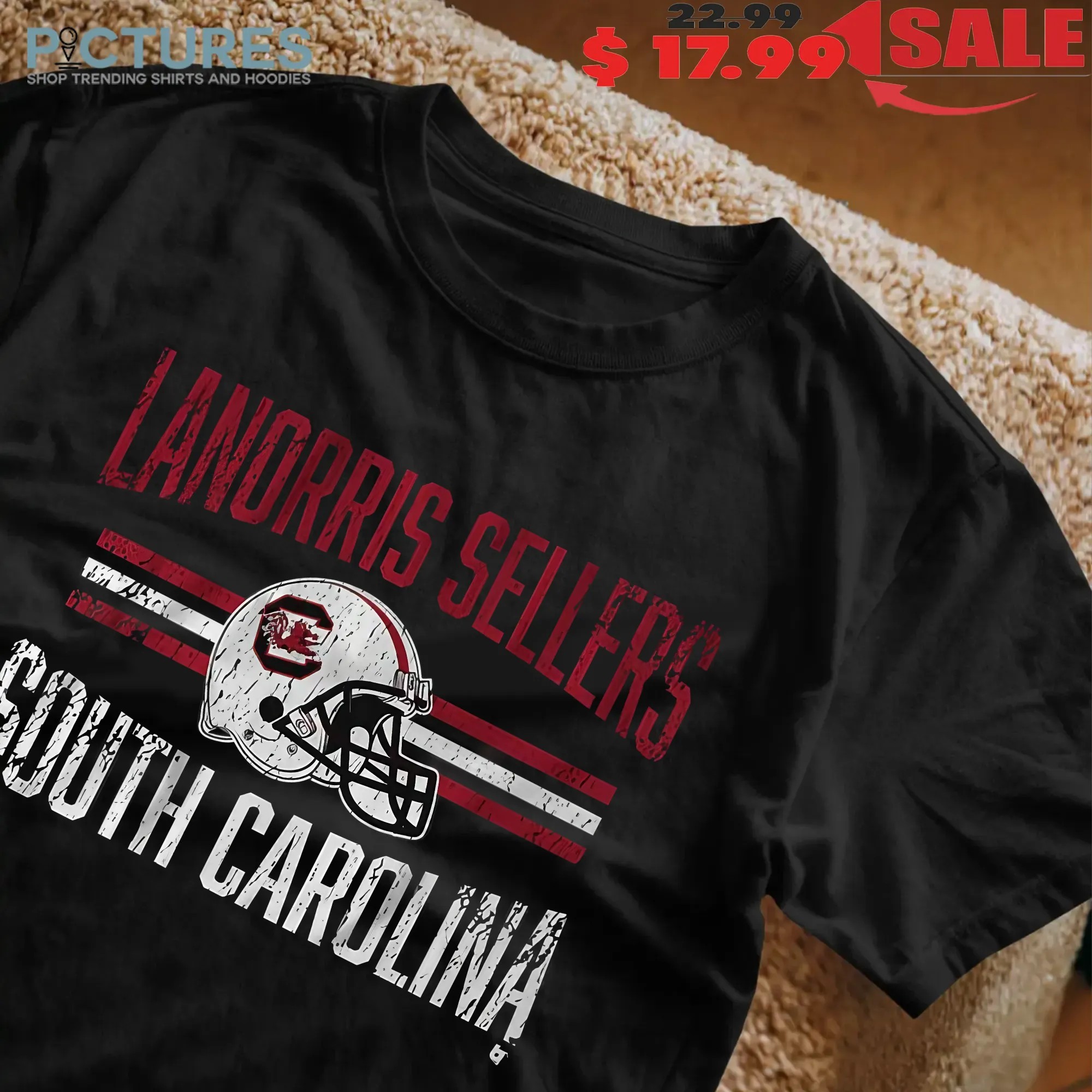 South Carolina Football LaNorris Sellers Helmet Hero Vintage T Shirt