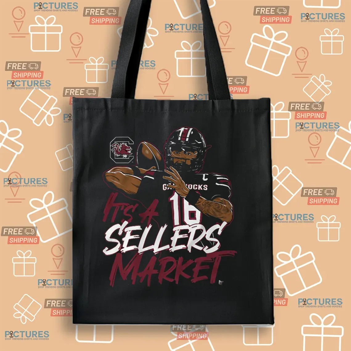 South Carolina Gamecocks Football It's A LaNorris Sellers Market Graphic T Shirt