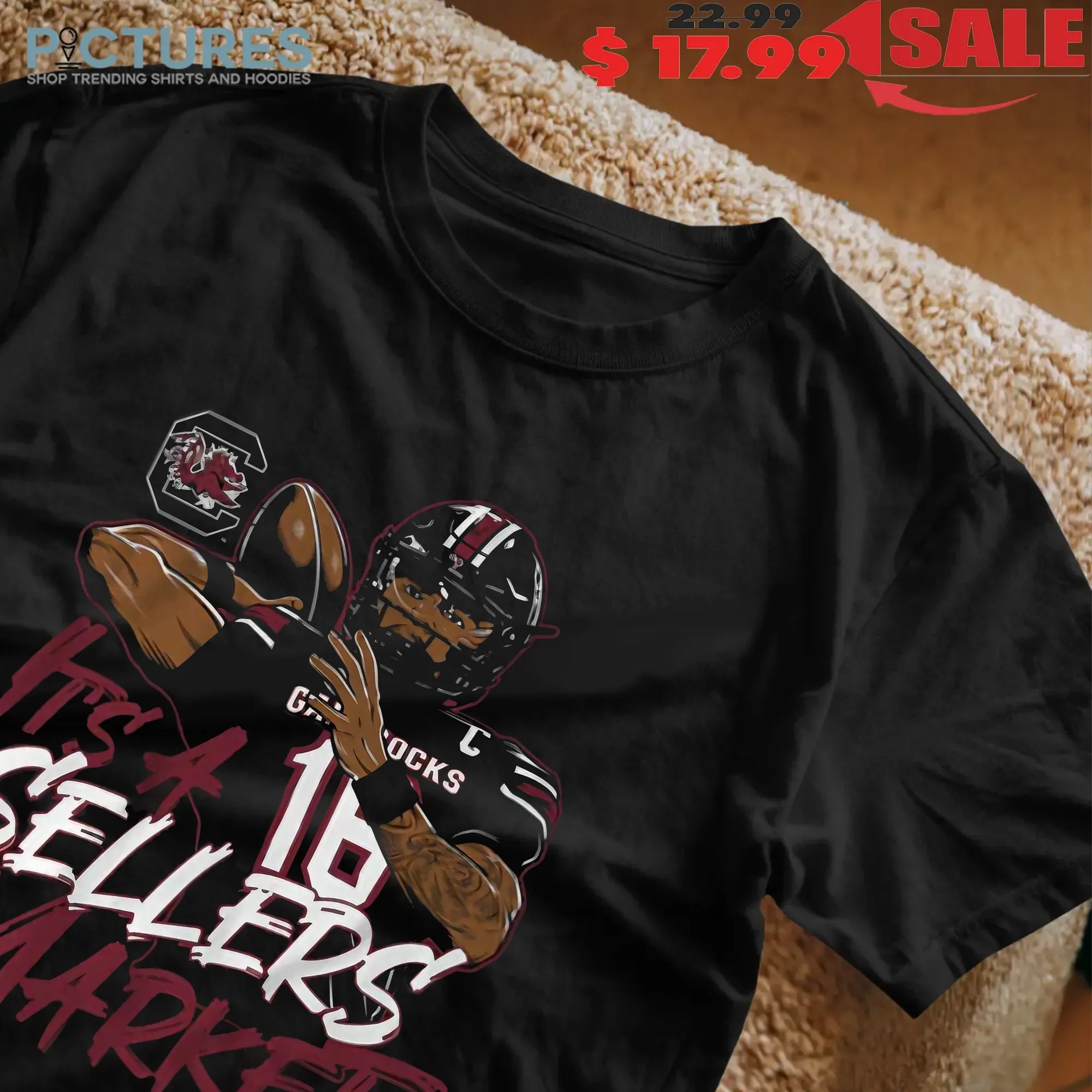 South Carolina Gamecocks Football It's A LaNorris Sellers Market Graphic T Shirt