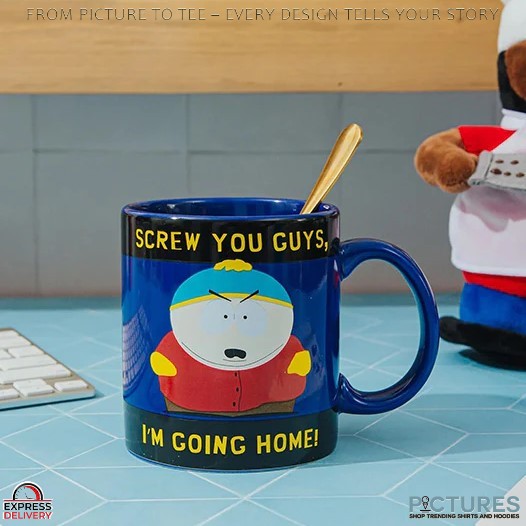South Park Eric Cartman Screw You Guys Going Home Full Bleed Mug