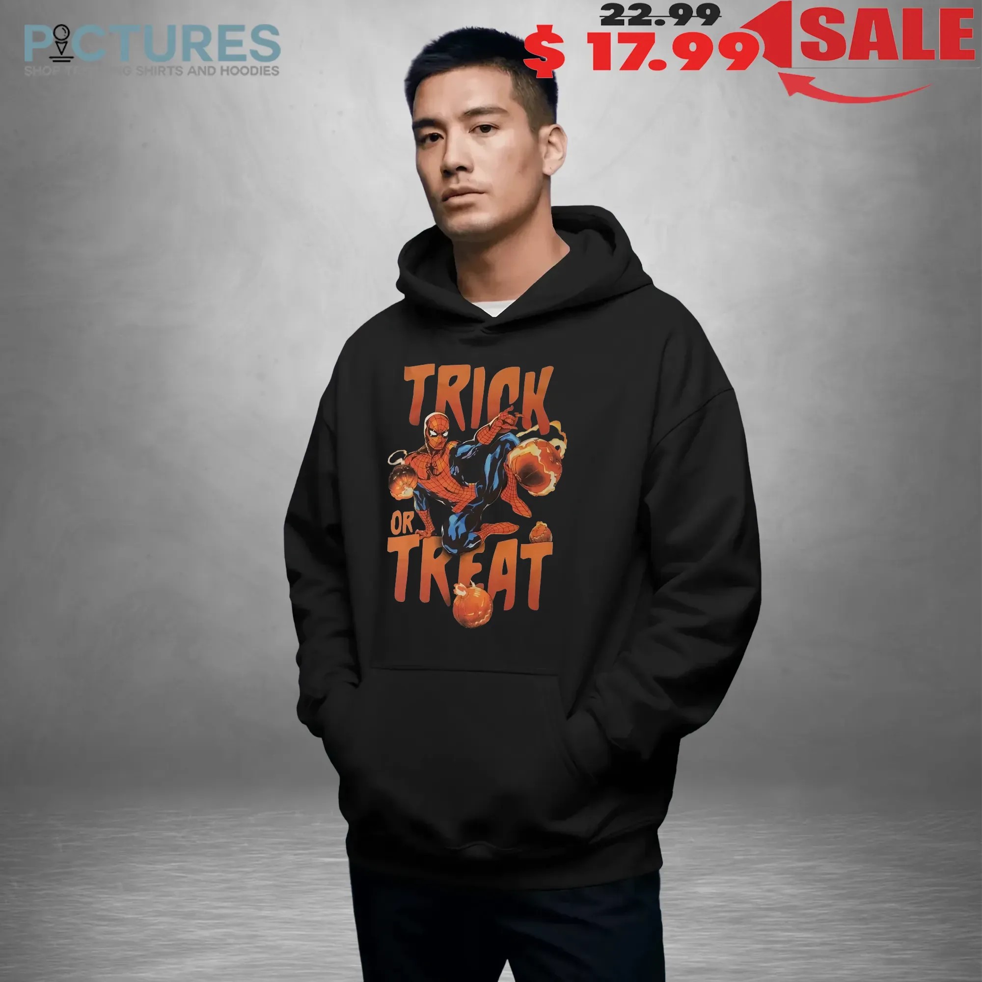 Spider-Man Trick or Treat Halloween Marvel Spooky Season T Shirt
