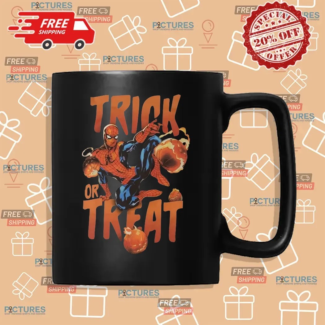 Spider-Man Trick or Treat Halloween Marvel Spooky Season T Shirt