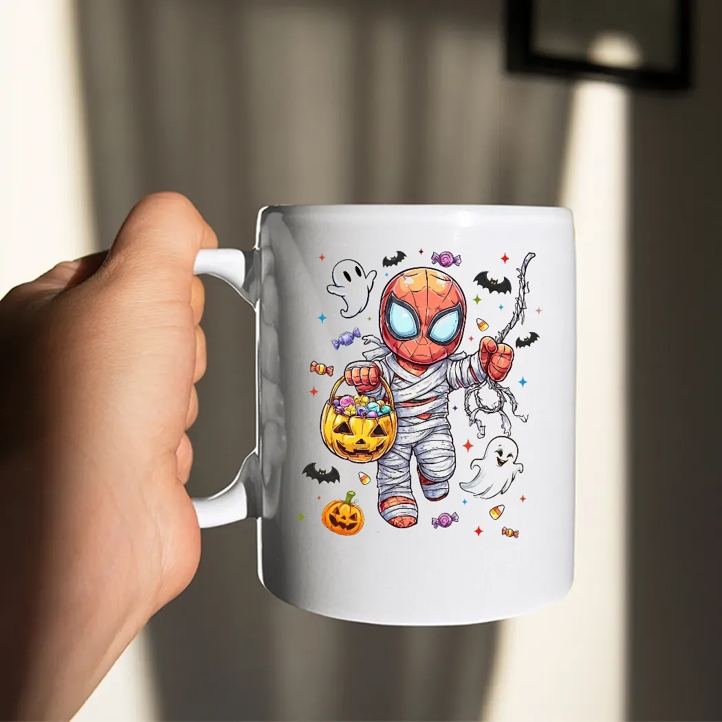 Spider Halloween Cute Chibi Superhero Trick Or Treat Spooky Season T Shirt