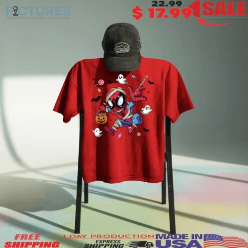 Spider Man Superhero Trick Or Treat Halloween T Shirt
