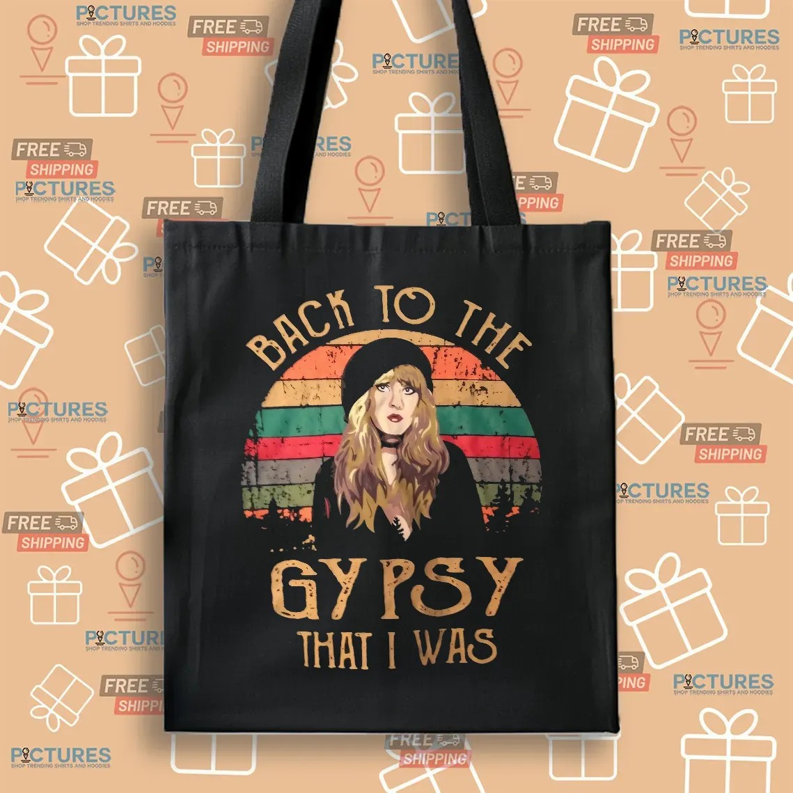Stevie Nicks Back To The Gypsy That I Was Boho 70s Rock T Shirt