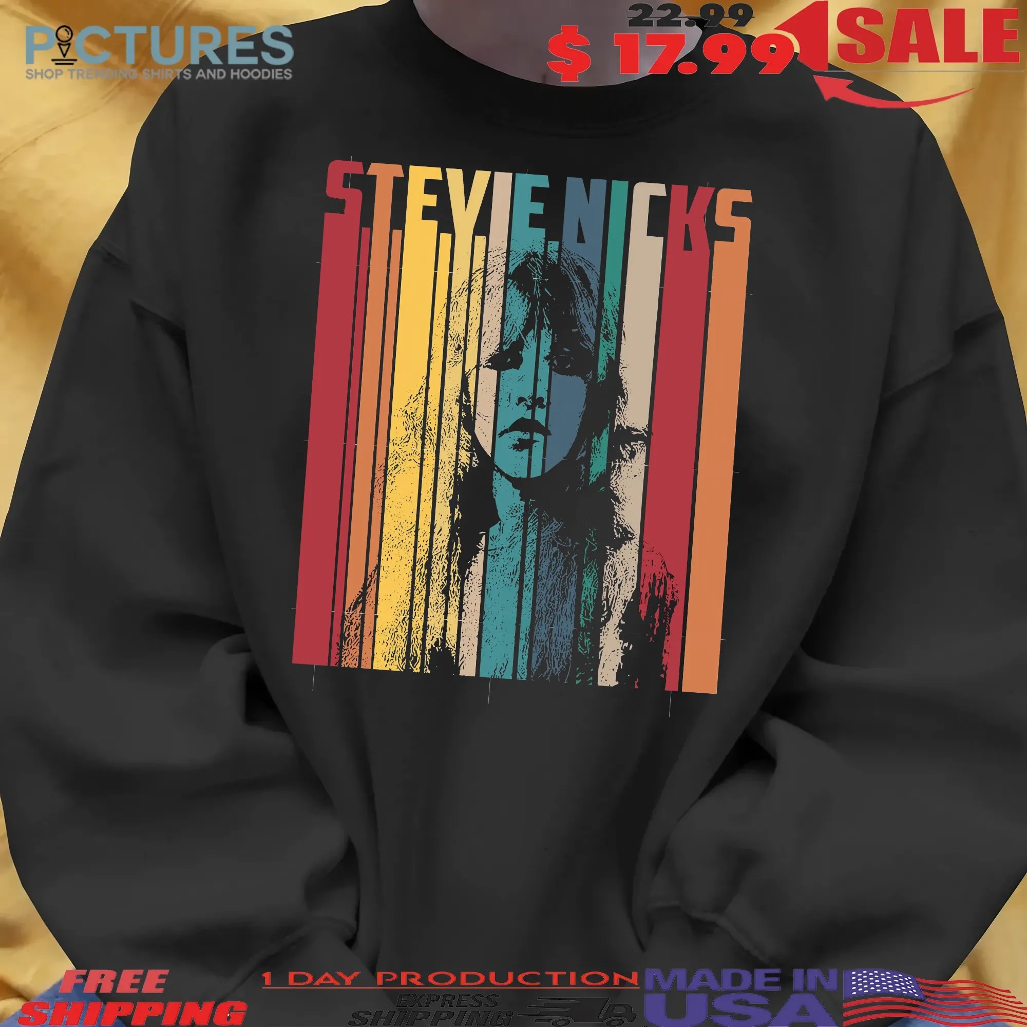 Stevie Nicks Singer Boho Gypsy Rock Queen Music Fan T Shirt