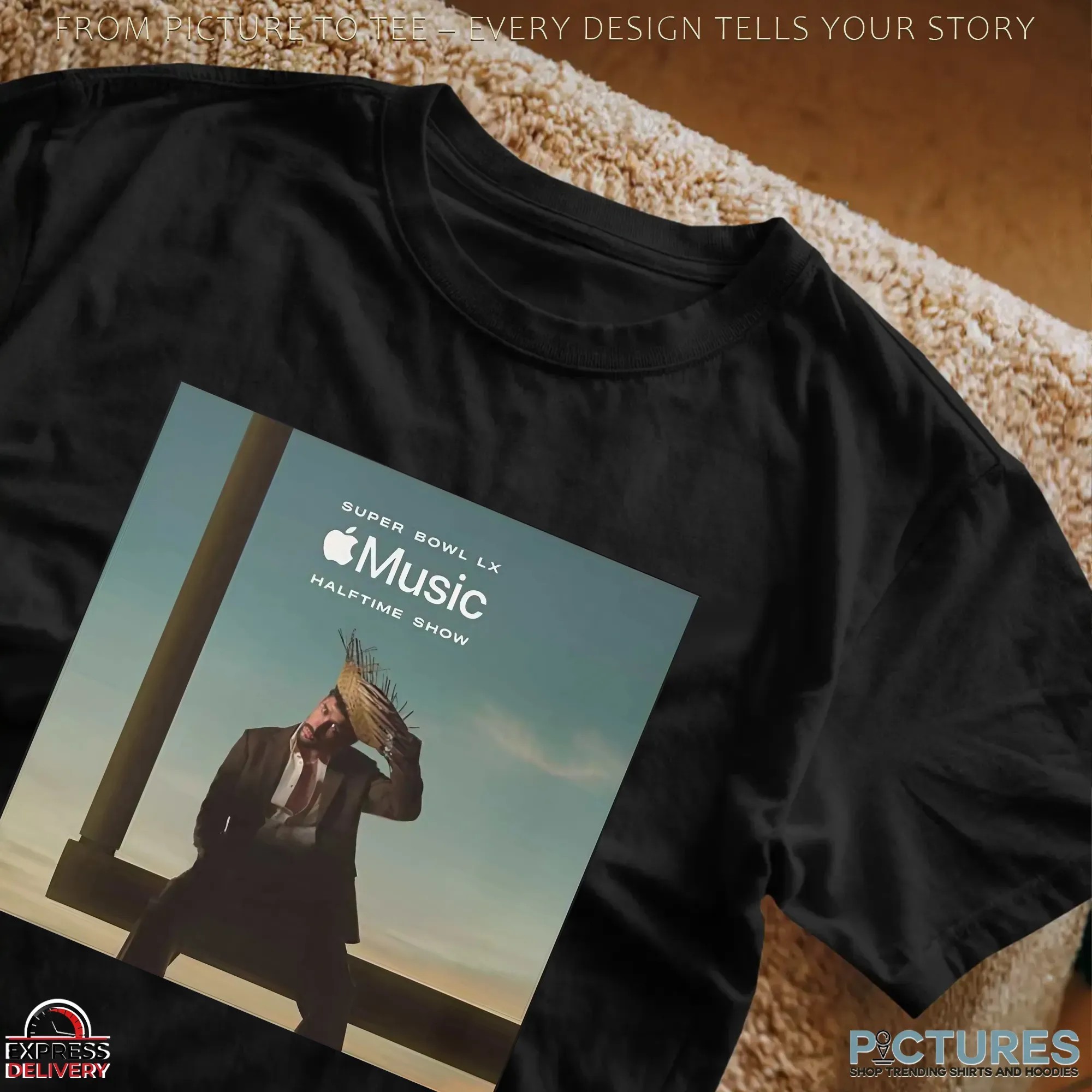 Super Bowl LX 2026 Bad Bunny Apple Music Presents Halftime Show Performance 2026 Levi’s Stadium Santa Clara California T Shirt