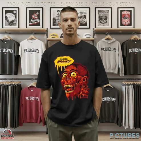 Tarman More Brains Horror Halloween T Shirt