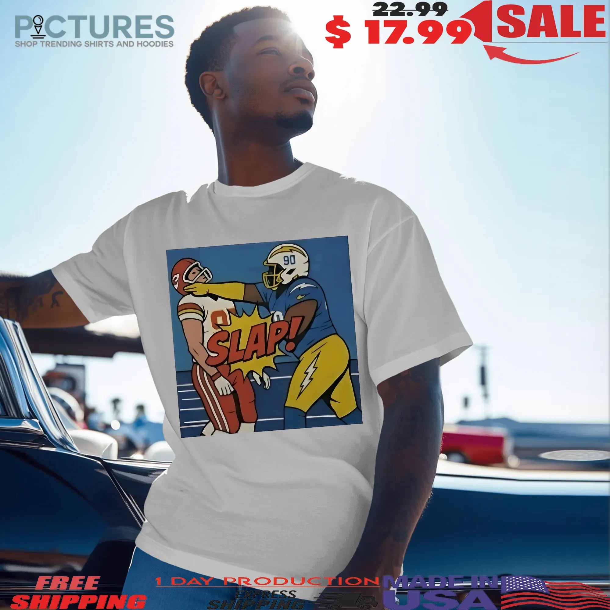 Teair Tart Slap Travis Kelce Photo Meme T Shirt