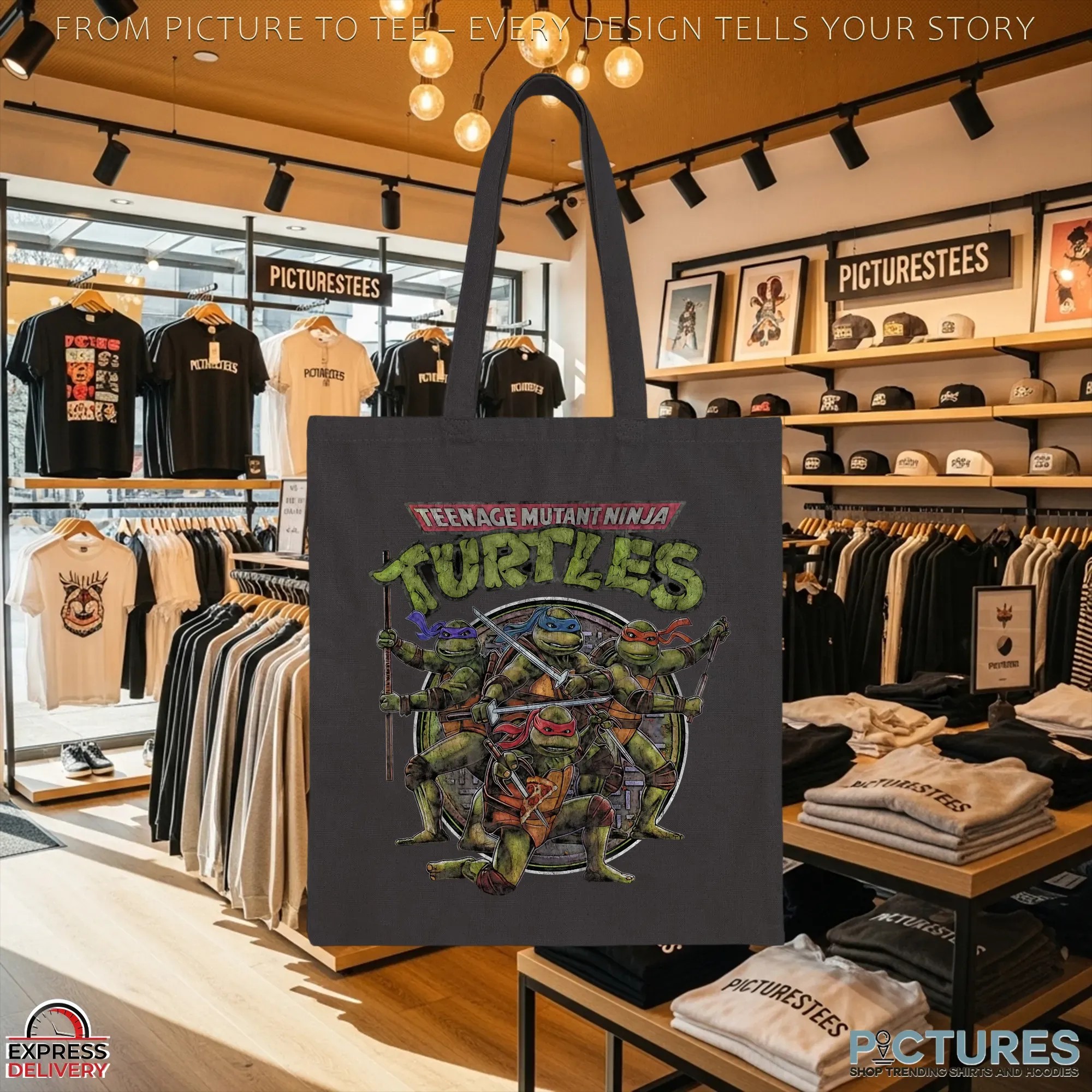 Teenage Mutant Ninja Turtles This Is No Cartoon 1990 Retro T Shirt