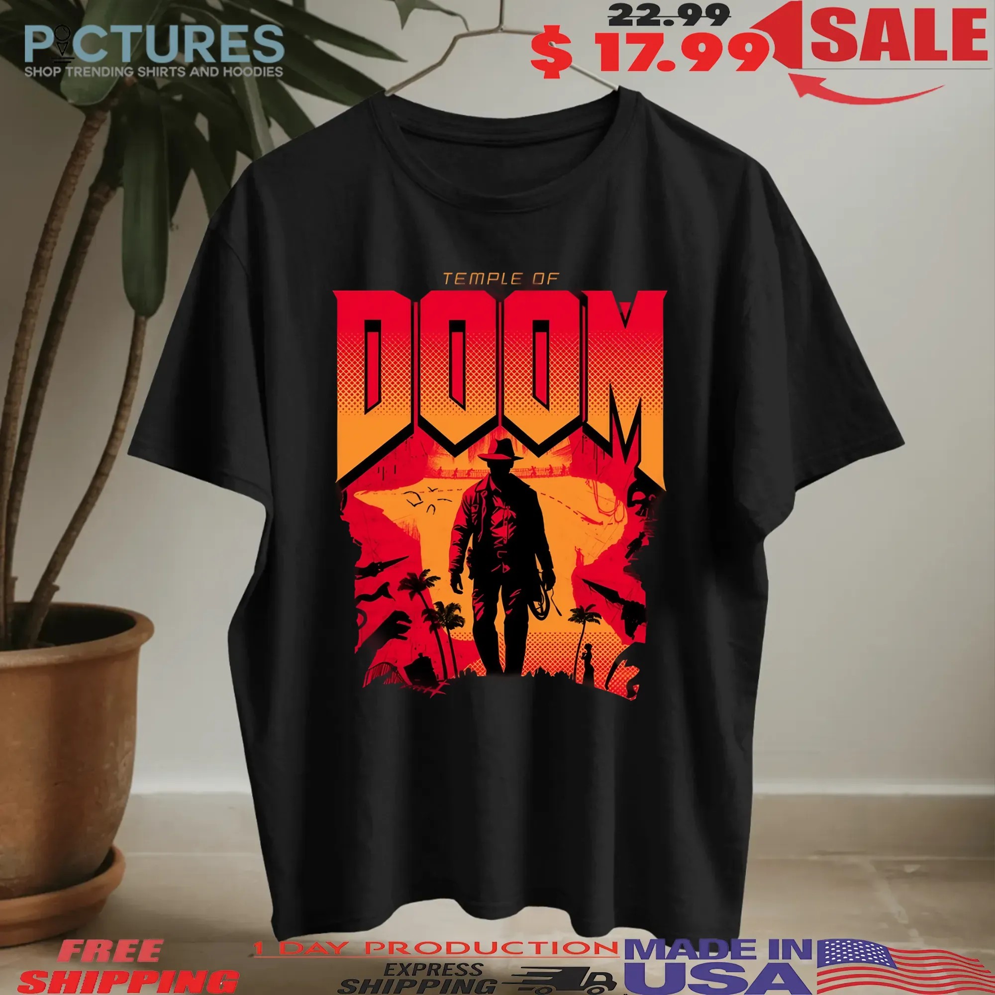 Temple Of Doom Graphic T Shirt