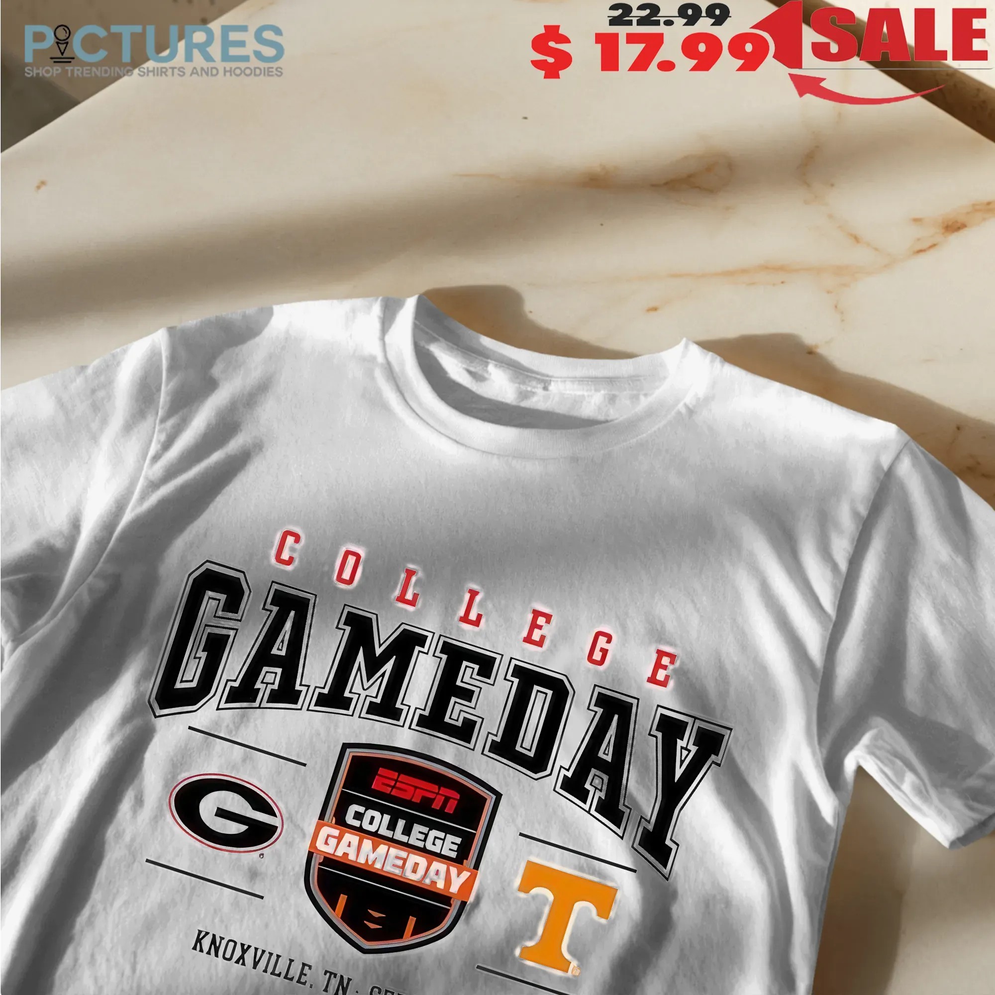 Tennessee Volunteers Vs Georgia Bulldogs Football 2025 College Gameday T Shirt