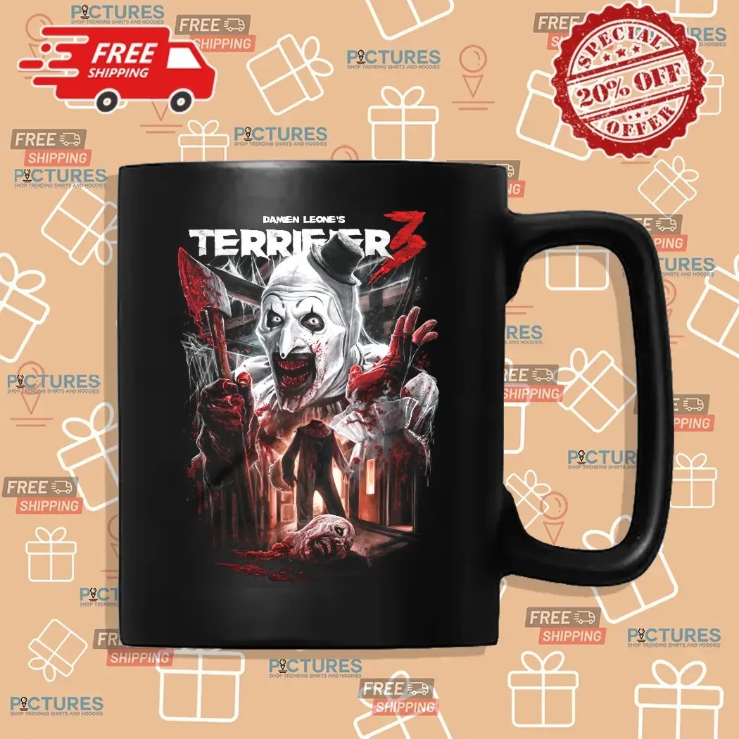 Terrifier 3 Heads Will Roll Horror Moive Halloween T Shirt