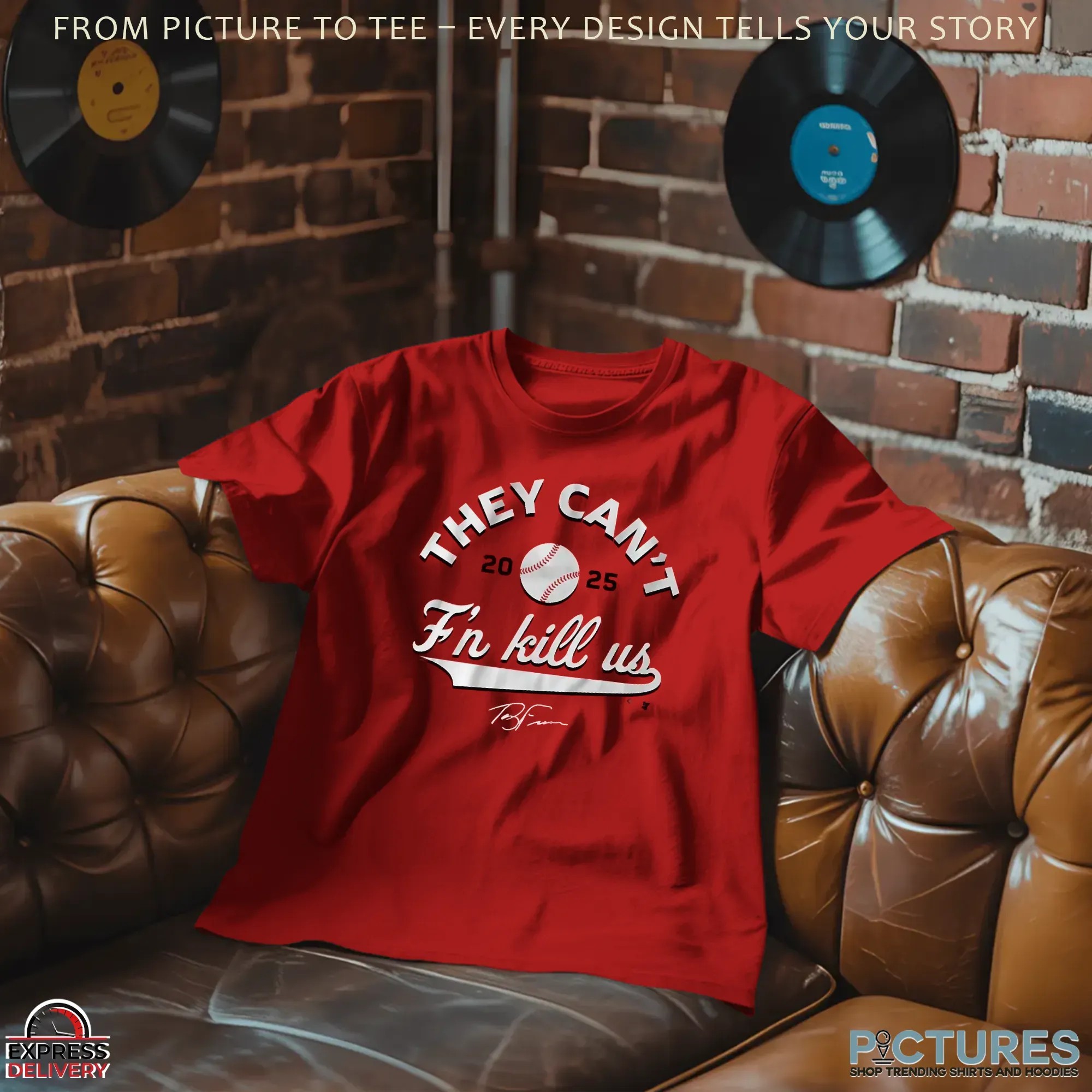 Terry Francona Cleveland Guardians 2025 They Can't F'n Kill Us Signature T Shirt