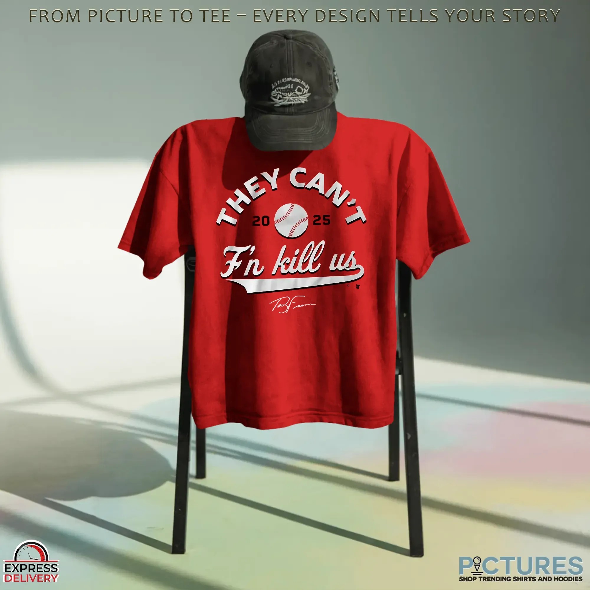 Terry Francona Cleveland Guardians 2025 They Can't F'n Kill Us Signature T Shirt
