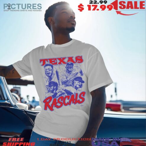Texas Rascals Texas Rangers Graphic Bootleg T Shirt