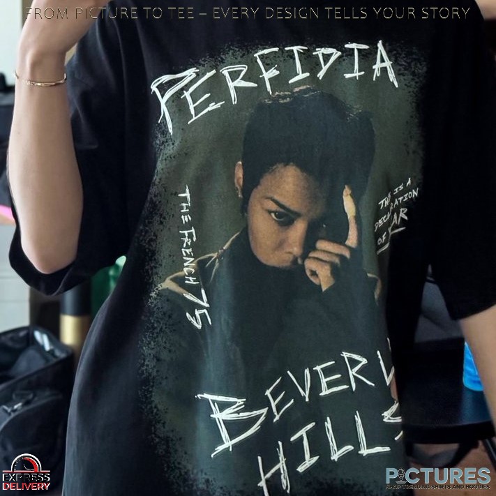 Teyana Taylor Perfidia Beverly Hills Large Print T Shirt