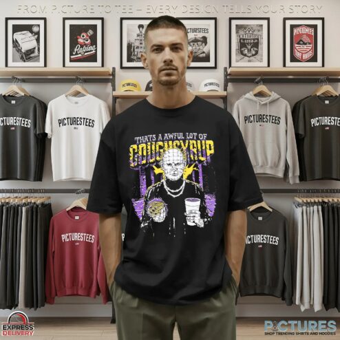 That’s A Awful Lot Of Cough Syrup Hellraiser Horror T Shirt