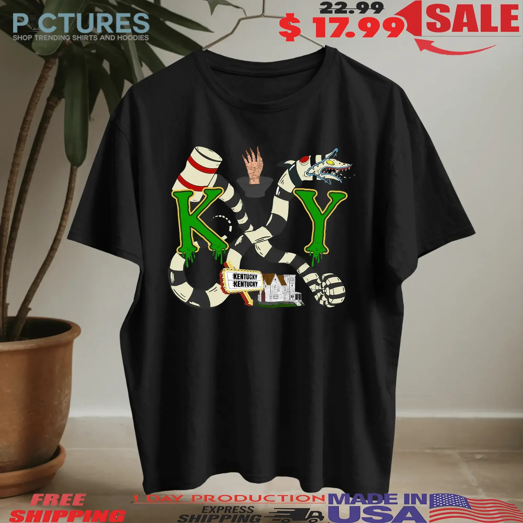 The Beetletucky Kentucky Shop Logo Halloween T Shirt