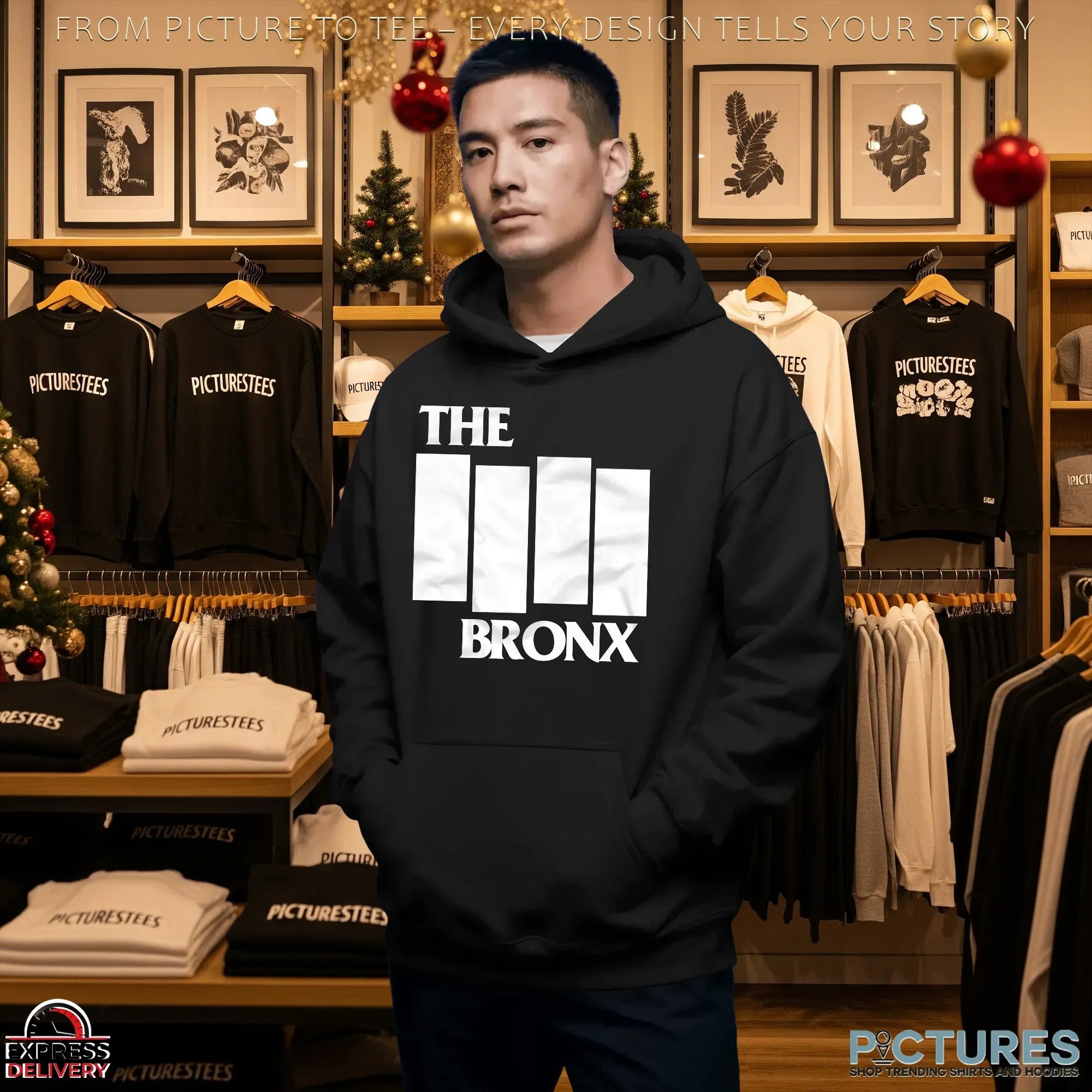 The Bronx Punk Rock Black Flag Logo Parody Graphic T Shirt
