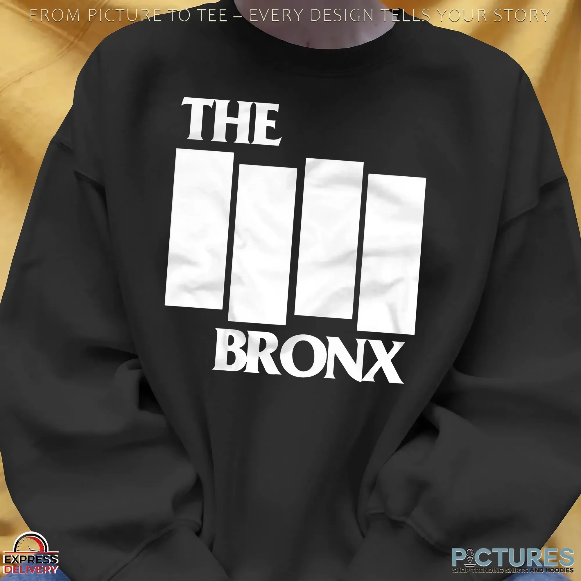 The Bronx Punk Rock Black Flag Logo Parody Graphic T Shirt