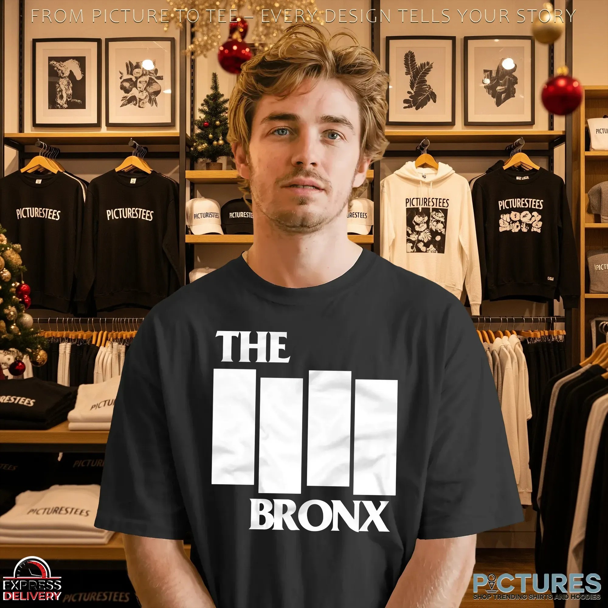 The Bronx Punk Rock Black Flag Logo Parody Graphic T Shirt