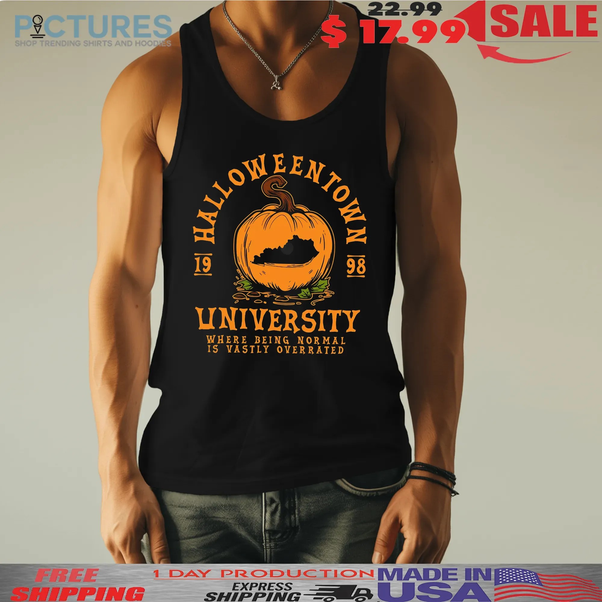 The Halloweentown University 1998 Where Being Normal Is Vastly Overrated T Shirt