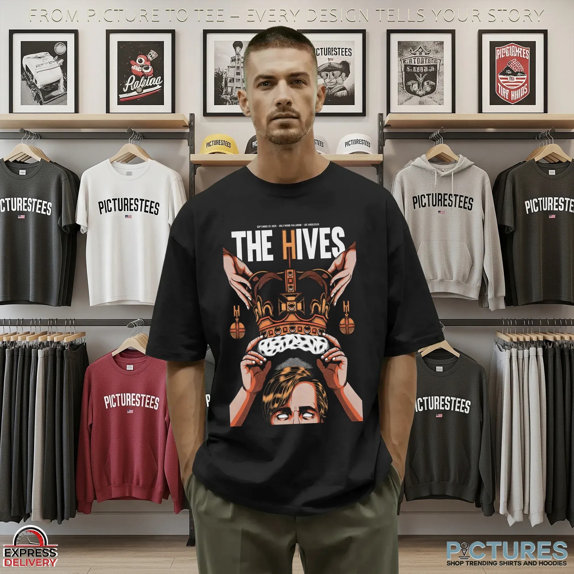 The Hives The Hollywood Palladium Hollywood California USA Sep 2025 Event Poster T Shirt